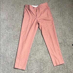 Zara Men's Chinos in Soft Pink
